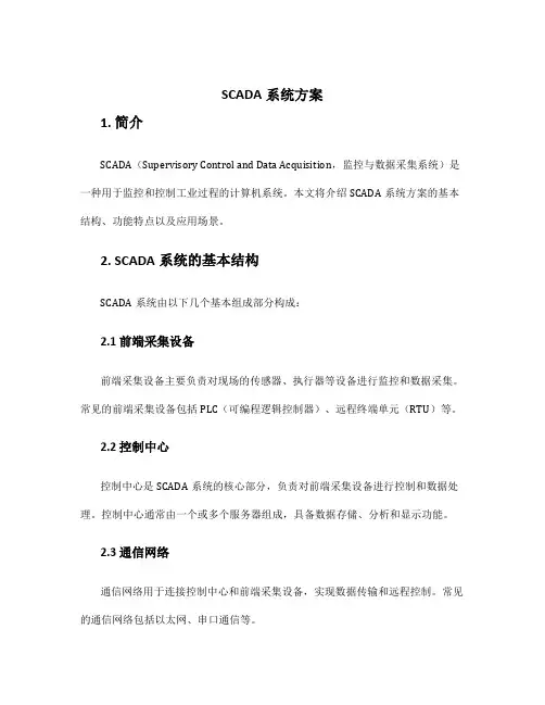 scada系统方案