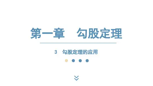 勾股定理的应用ppt课件