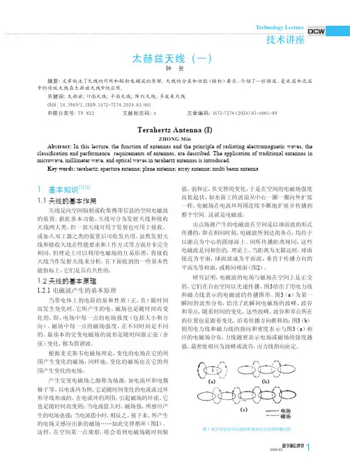 太赫兹天线（一）