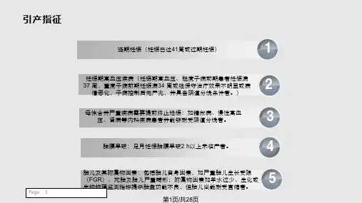 妊娠晚期引产指南PPT课件