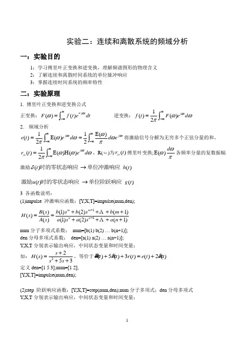 2010信号与系统实验2