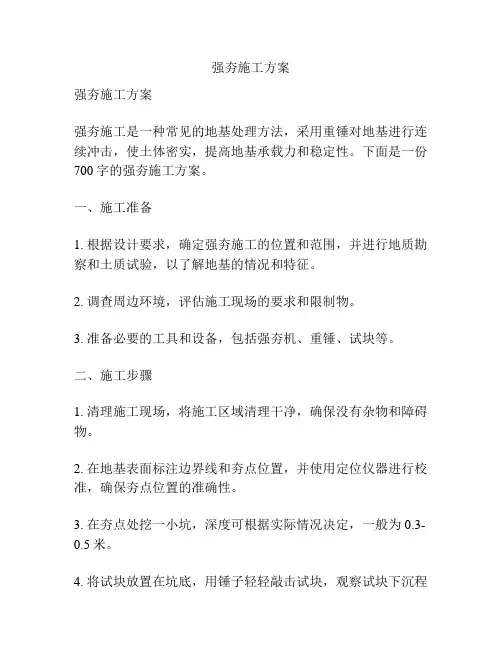 强夯施工方案