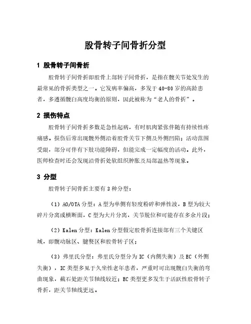 股骨转子间骨折分型