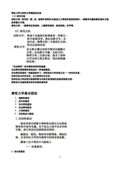 有限元复习资料分析