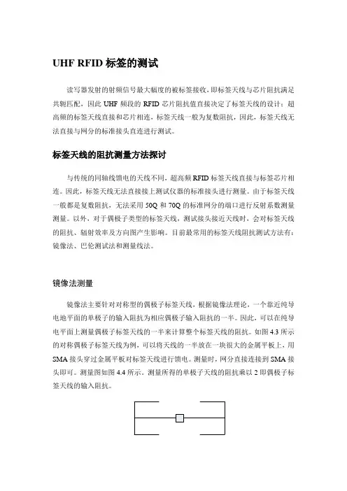 UHF RFID标签天线测试--实际测试