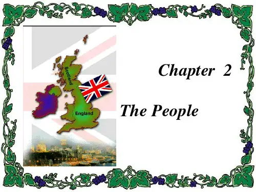 英美文化基础第二章The People