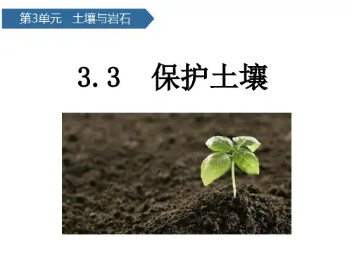 青岛版科学三年级上册第11课保护土壤 PPT课件