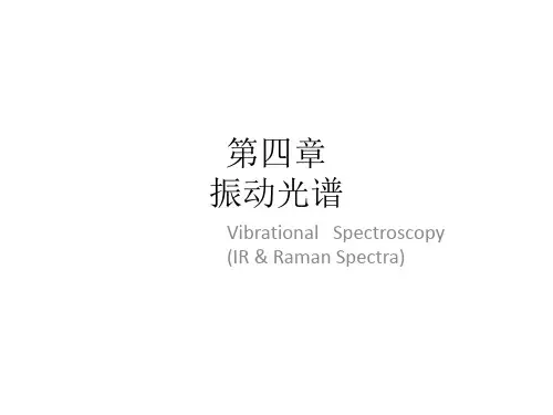第四章 振动光谱的分析1