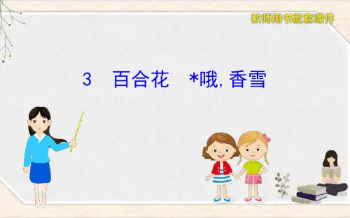 高中语文必修上册 第一单元 3《百合花》《哦,香雪)课件(部编版)