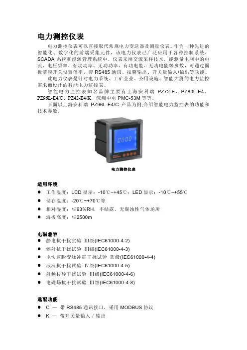 智能直流功率表