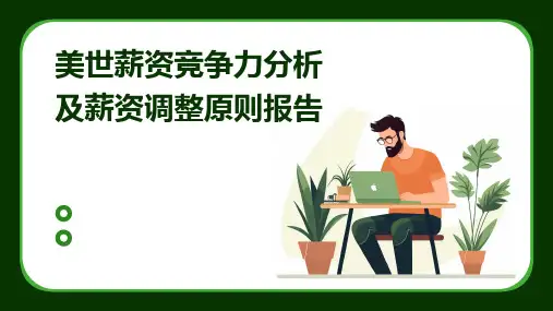 美世薪资竞争力分析及薪资调整原则报告