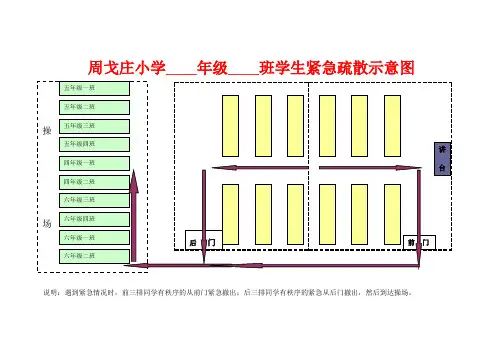 班级学生紧急疏散示意图2