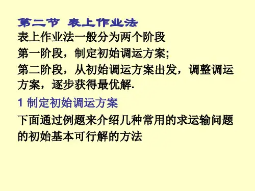 2014运筹学-03-2表上作业法