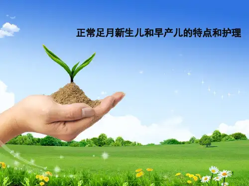 高护正常足月儿和早产儿PPT课件