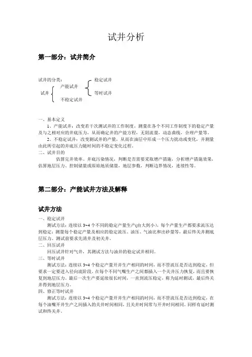 试井分析