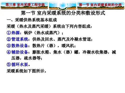 学习-室内采暖系统的分类和敷设形式