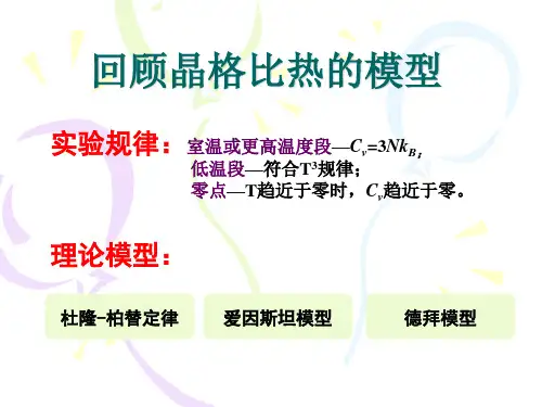 固体物理：3_9 晶格振动模式密度