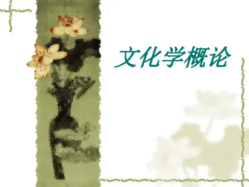 文化学概论可编辑全文