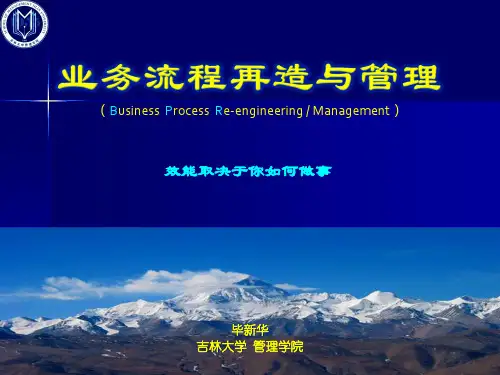 业务流程再造与管理课件