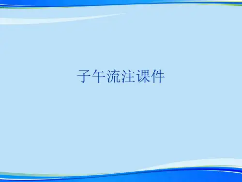 子午流注课件.完整版PPT资料