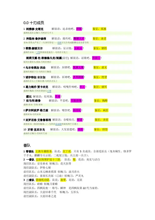 死神大百科