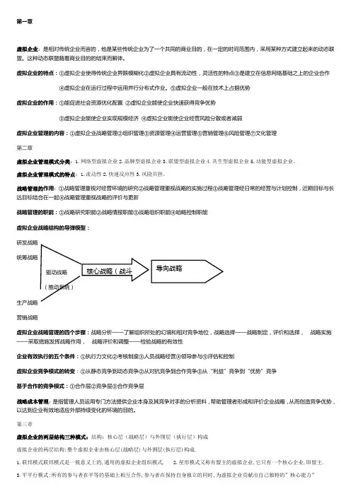 虚拟企业