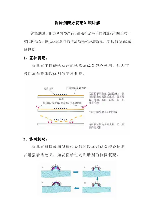 洗涤剂配方复配原理介绍