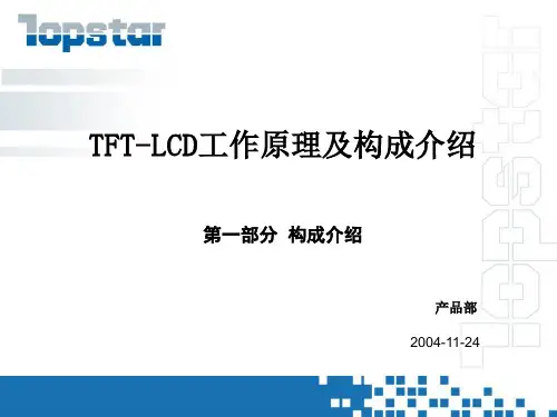 TFT Panel介绍