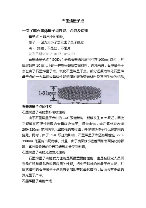 石墨烯量子点