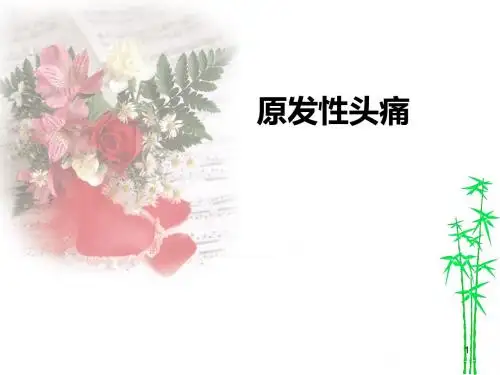 原发性头痛ppt课件