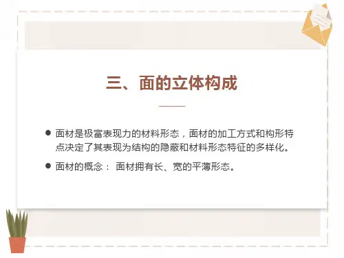 立体构成-面材立体构成