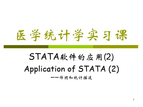 医学统计学实习课-作图和统计描述PPT
