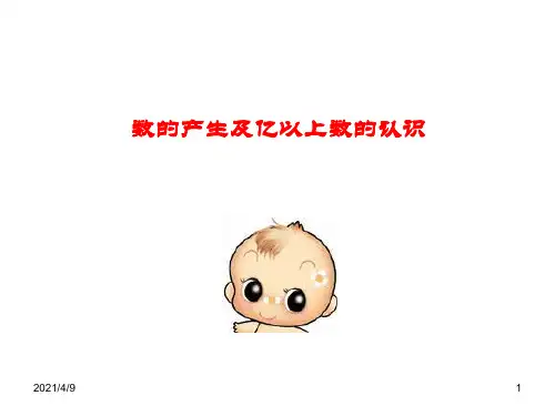 四年级数学数的产生[人教版]