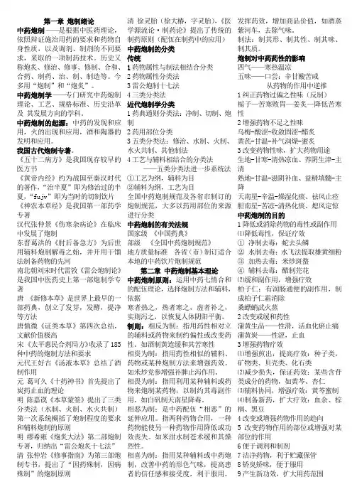 中药炮制