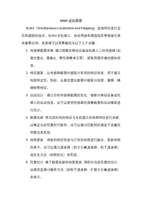 slam定位原理