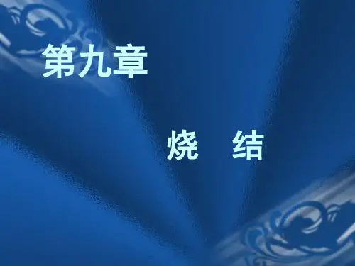 第九章 烧结