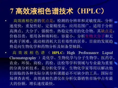 高效液相色谱技术