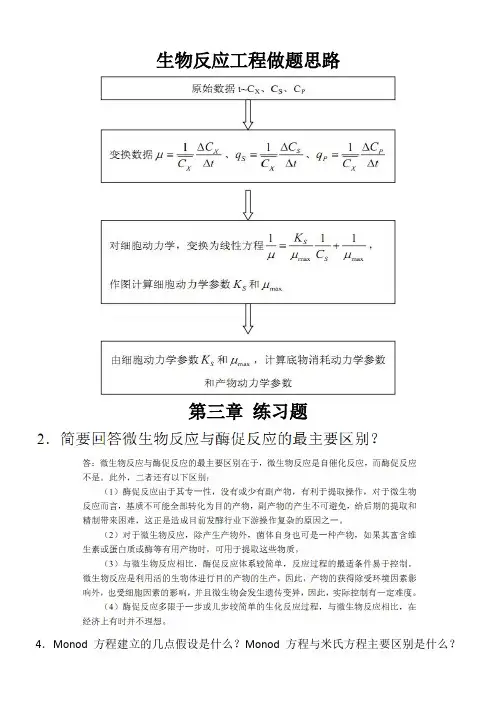 生物反应工程习题