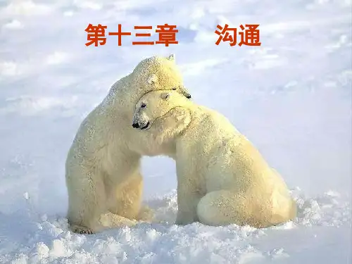 周三多管理学第三版第十三章 沟通