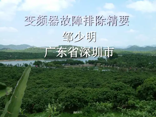 变频器的故障和排除方法  ppt课件