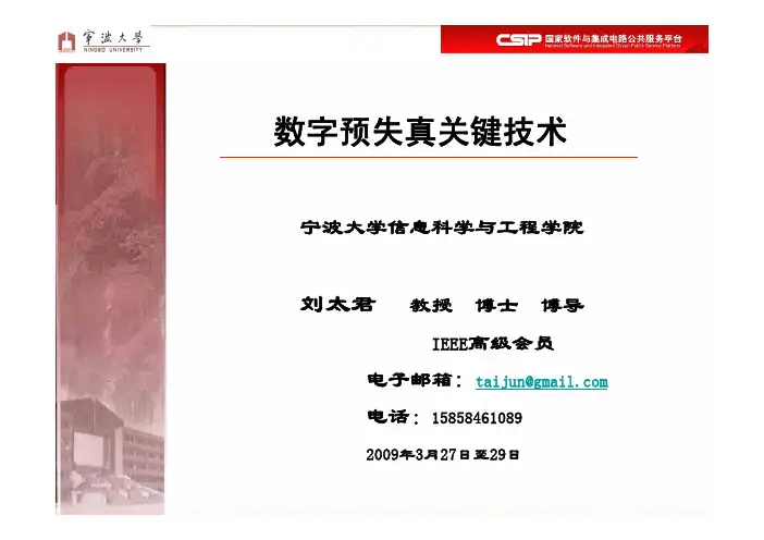 数字预失真关键技术