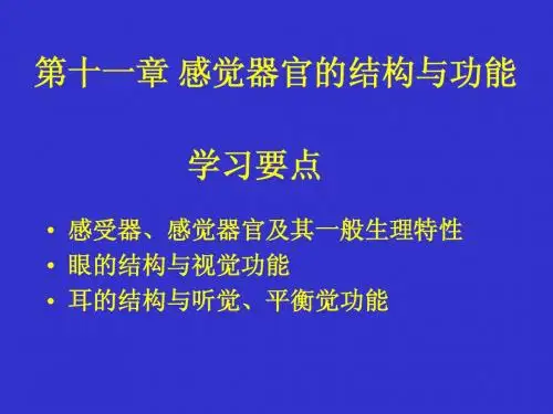 第十二章 感官