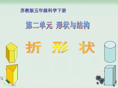 五年级下册科学课件-2.1折形状苏教版(共12张PPT)