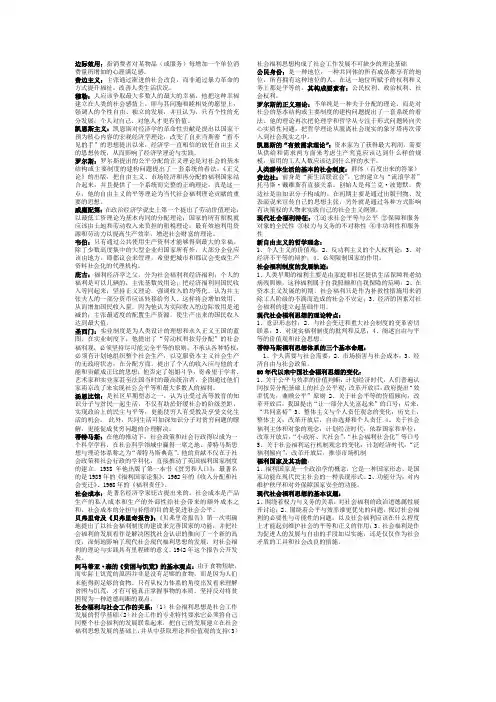 现代社会福利思想