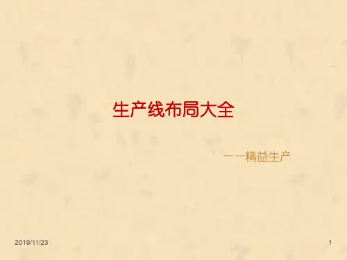 生产线布局大全