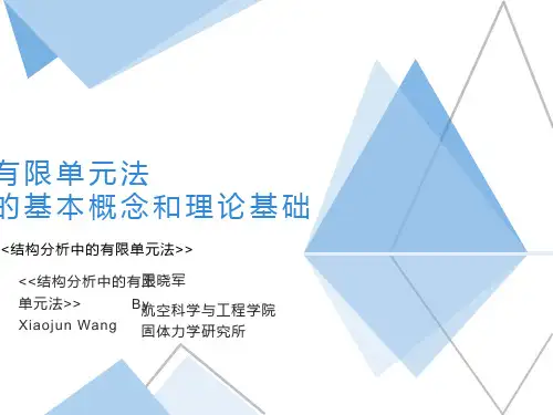 有限单元法的基本概念和理论基础