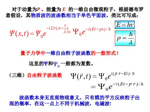 量子物理第二章-薛定谔方程ppt课件.ppt