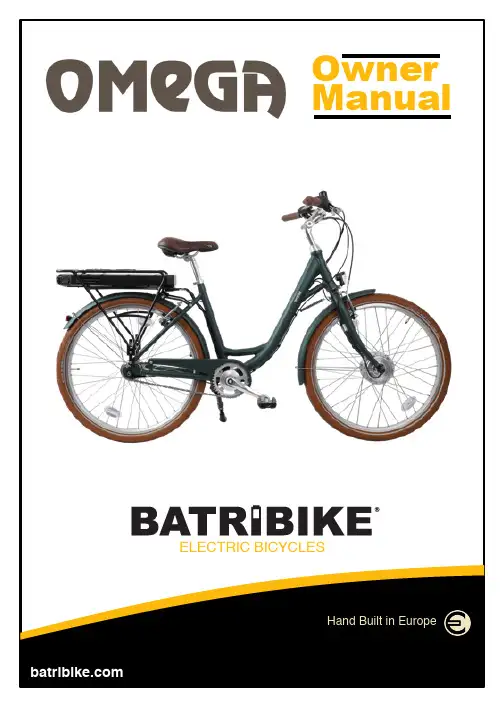 Batribike 自行车说明书