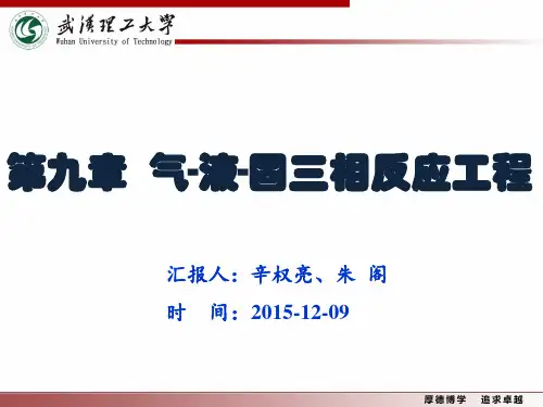 化学反应工程(第九章  气-液-固三相反应工程)