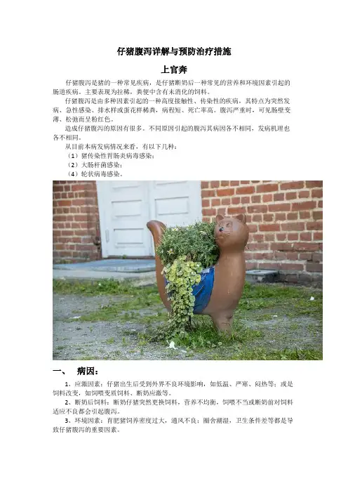 仔猪腹泻详解与预防治疗措施